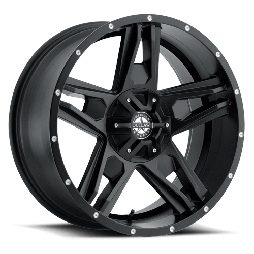 American Racing Lonestar 17x8.5 5x127 -10 Satin Black