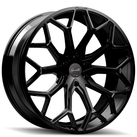 Giovanna Monte Carlo 20x8.5 5x114.3 Gloss Black