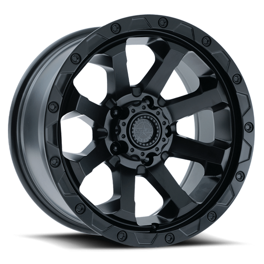 American Outlaw Capone 17x8.5 5x127 -0 Satin Black