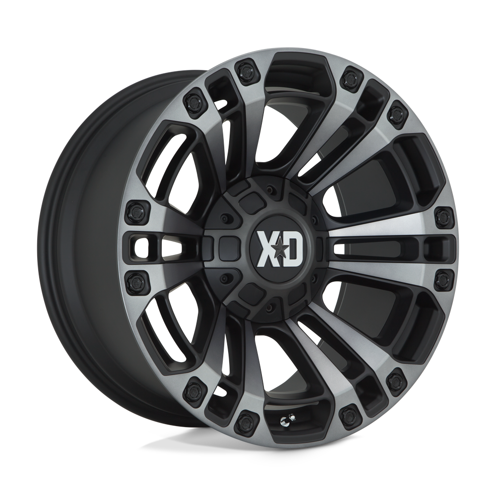 XD Wheels XD851 20x10 satin black W gray tint